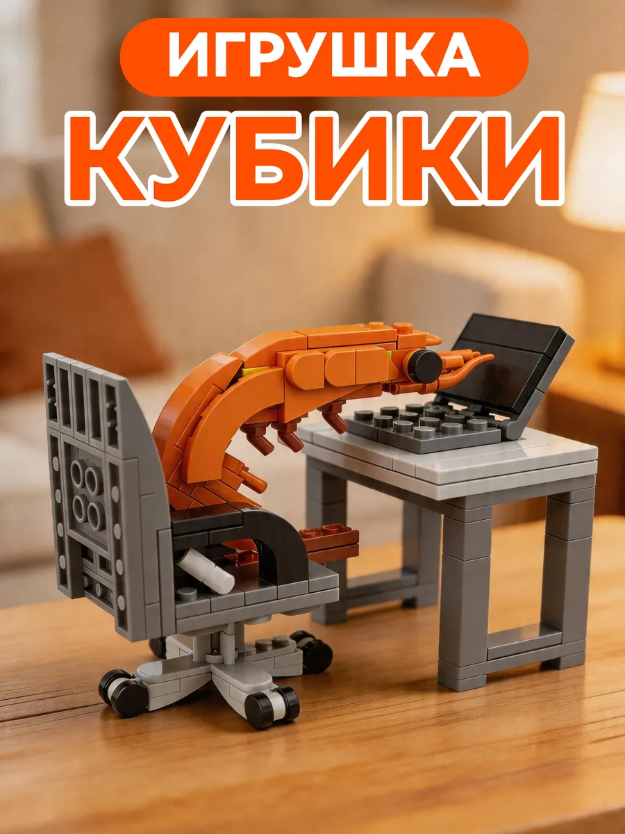 Конструктор Креветка с фразой