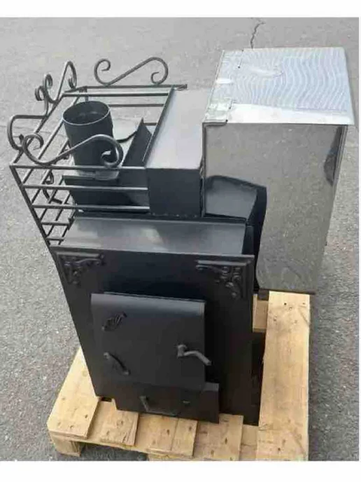 SerVer Печь-каменка Комфорт мини с баком, 60 л