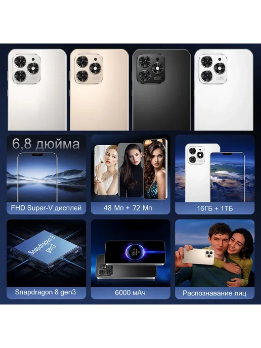 Смартфон Spark 10 Pro 16/1024 ГБ, белый, фото 8