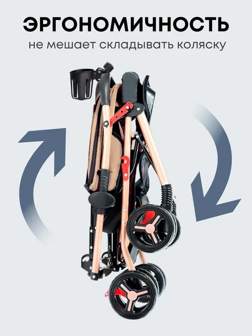 SupremeStore Подстаканник для коляски и велосипеда универсальный черный, черный, фото 6