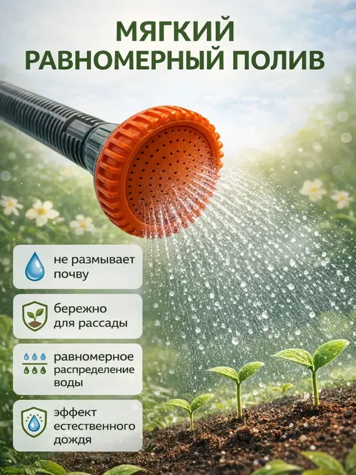 Варух Насадка для полива на шланг распылитель, синий, фото 2
