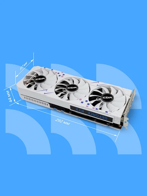 CBR Видеокарта RTX 3070Ti 8GB GDDR6 256BIT HDMI 3xDP 290W, 8 ГБ, 290 Вт, фото 6