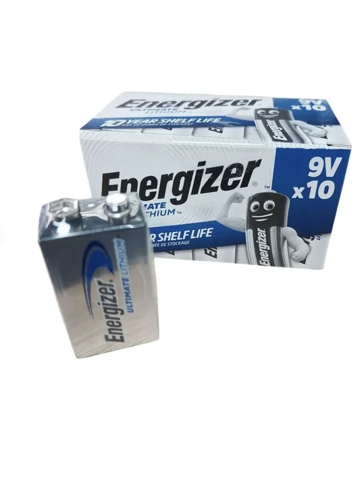 Energizer Батарейка крона 6FR61 Ultimate Lithium 9v SR1, 1шт, 1 шт, фото 2