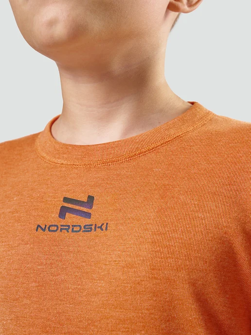 NORDSKI Комплект спортивного термобелья Soft Orange детское, оранжевый, фото 4