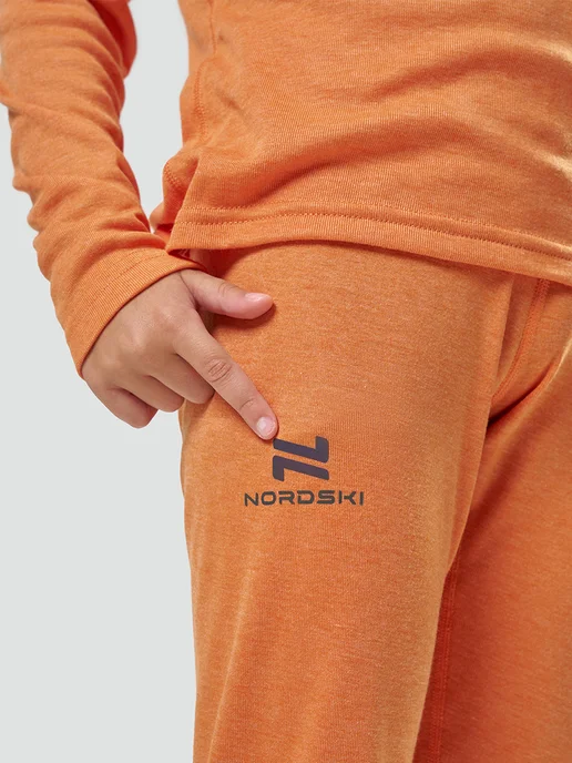 NORDSKI Комплект спортивного термобелья Soft Orange детское, оранжевый, фото 7