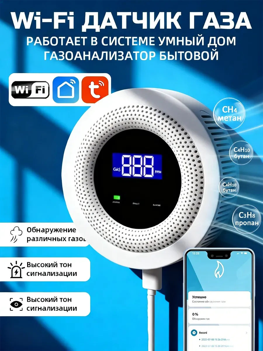 Газоанализатор утечки газа