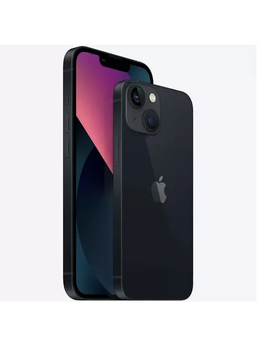 Смартфон Apple iPhone 13 256 ГБ (восстановленный), черный, фото 3