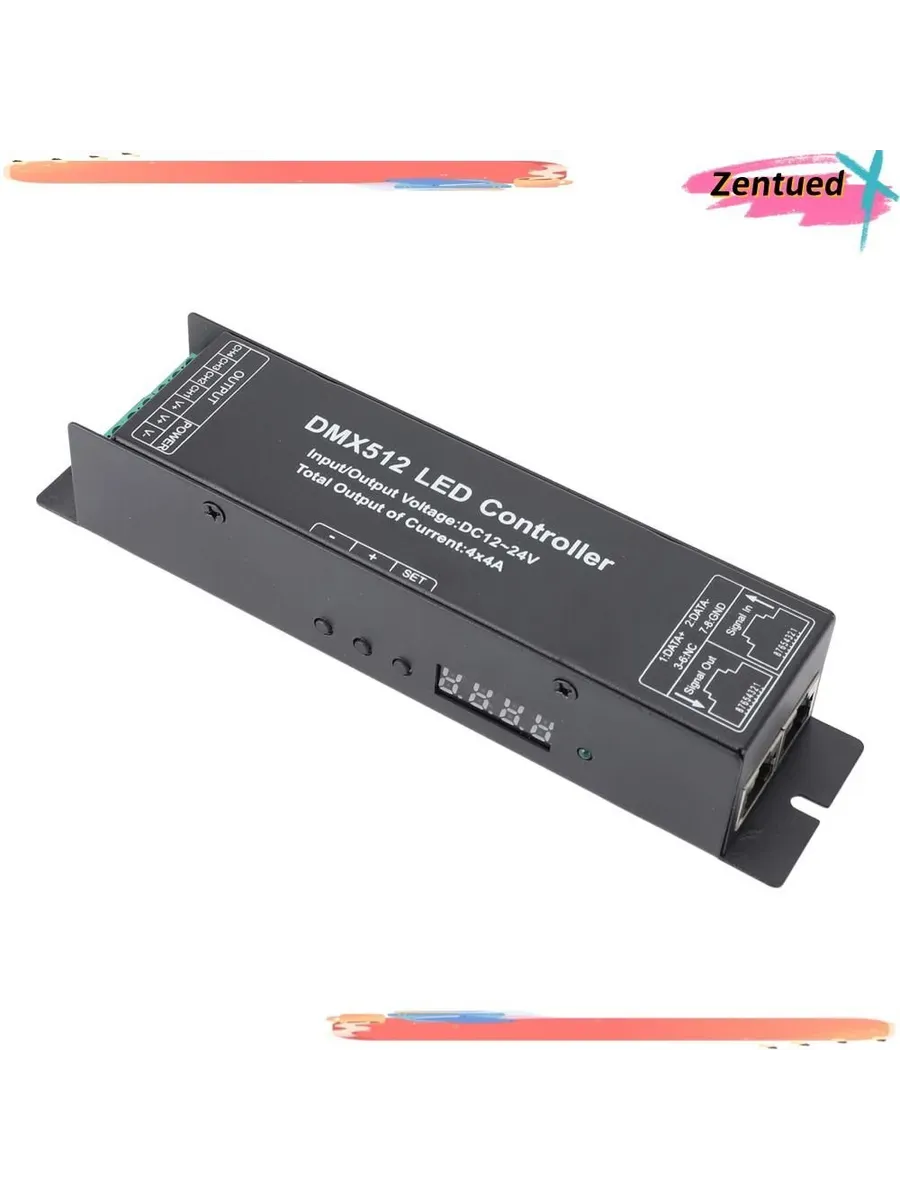 Контроллер DMX512 RGBW декодер 4 канала