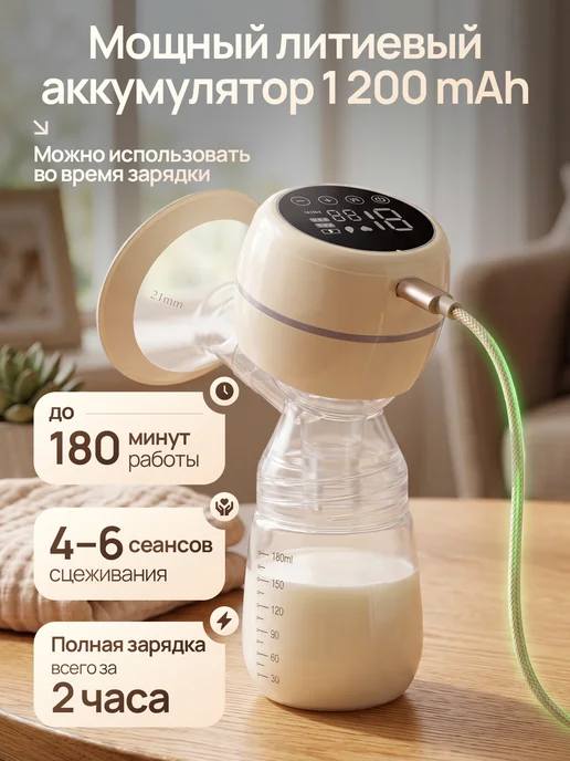 Sisbro Молокоотсос электрический беспроводной, вариант, фото 7