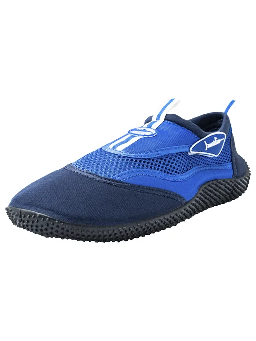 Marlin Аквашузы детские коралловые тапочки CORAL, черный, синий, фото 2