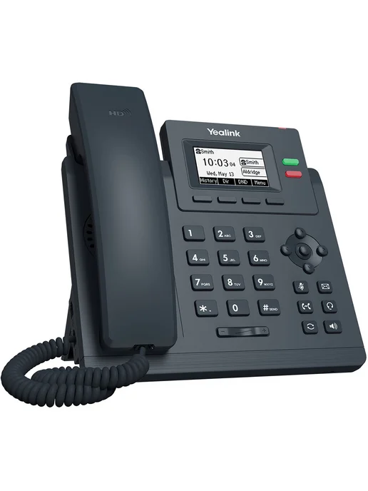 YEALINK SIP-T31P 2 линии IP телефон спикерфон POE, черный, фото 2