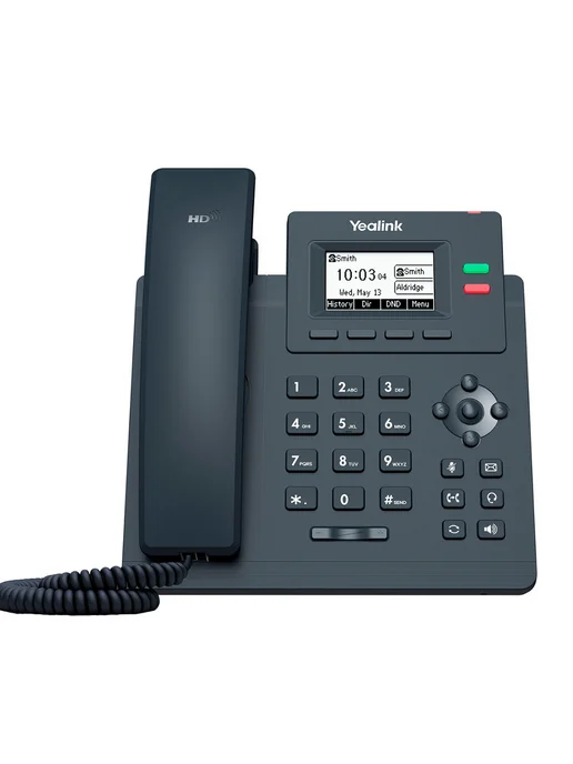 YEALINK SIP-T31P 2 линии IP телефон спикерфон POE, черный, фото 3