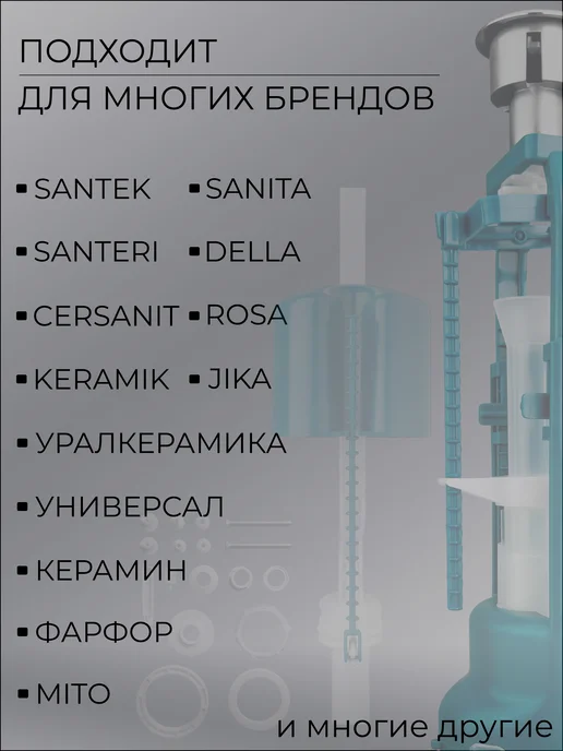инкоэр Универсальный комплект сливной арматуры. Два режима, вариант, фото 3