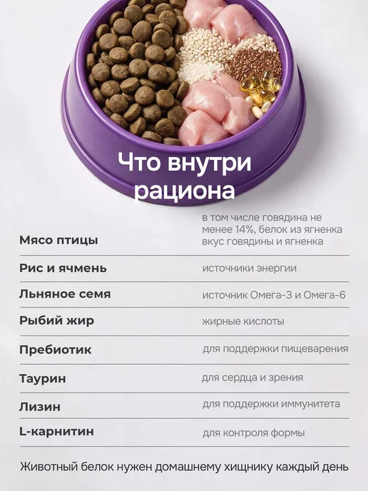 Сухой корм Probalance Рацион Гурмана для собак, говядина, 12 кг, фото 4