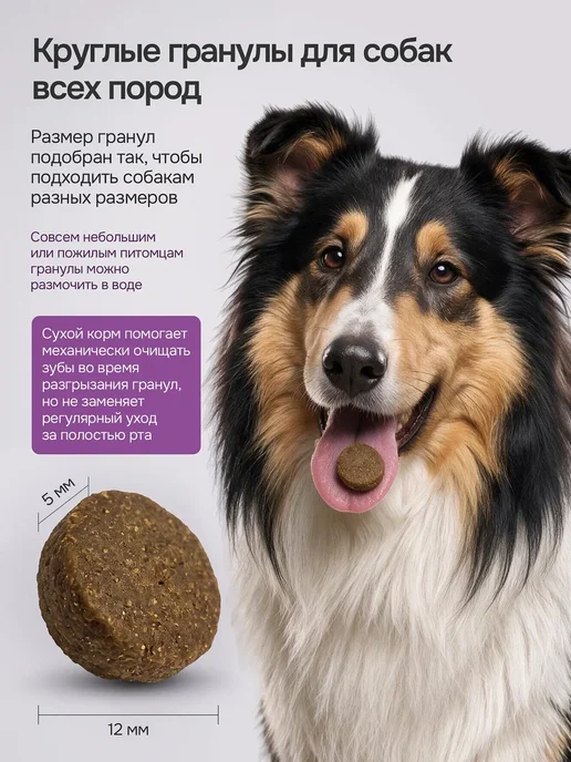 Сухой корм Probalance Рацион Гурмана для собак, говядина, 12 кг, фото 7