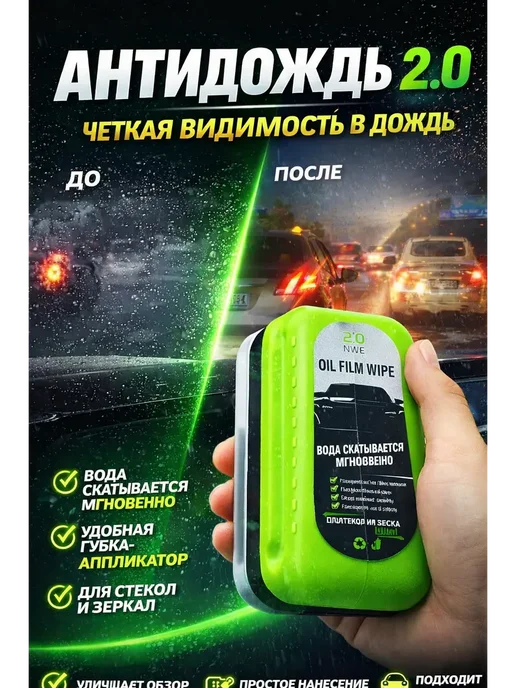 RAMILA Губка антидождь для автомобиля, вариант