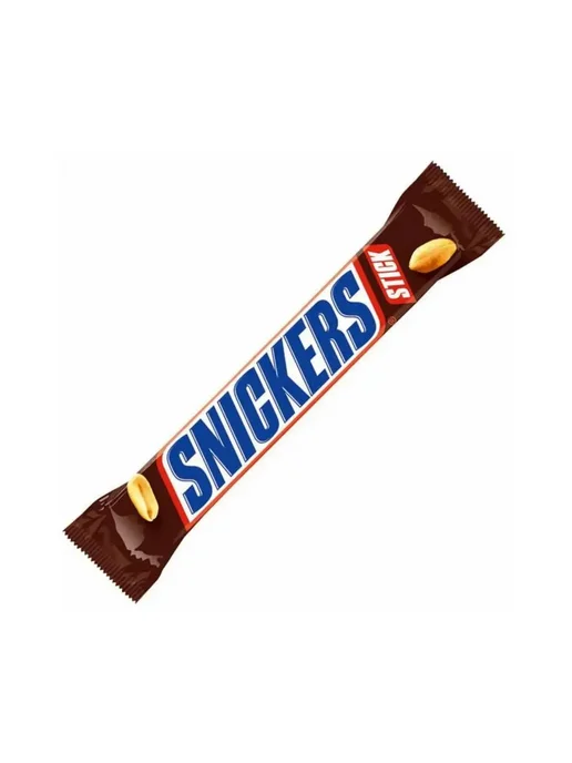 Snickers Stick Шоколадный батончик 4 шт. по 20 г, 4 шт, 20 г, фото 2