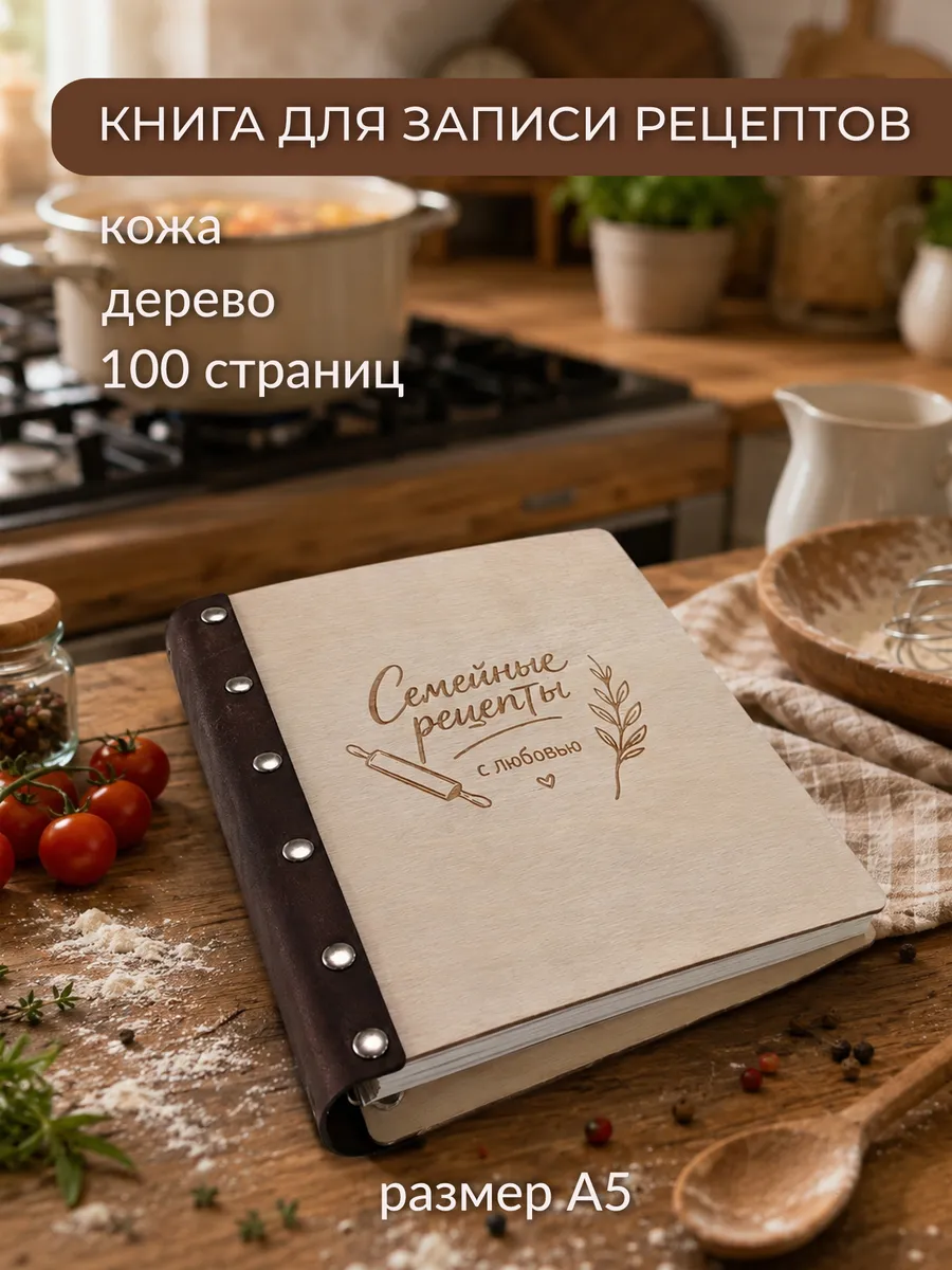 Книга для записи кулинарных рецептов