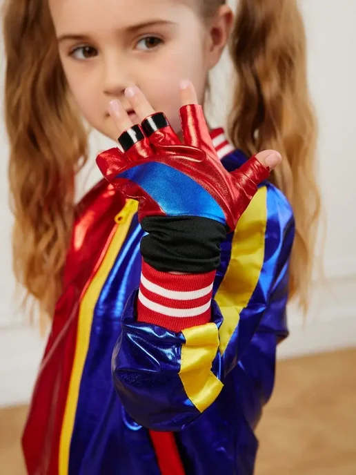 WOW_SHOP_KIDS Карнавальный костюм Харли Квинн, белый, фото 4
