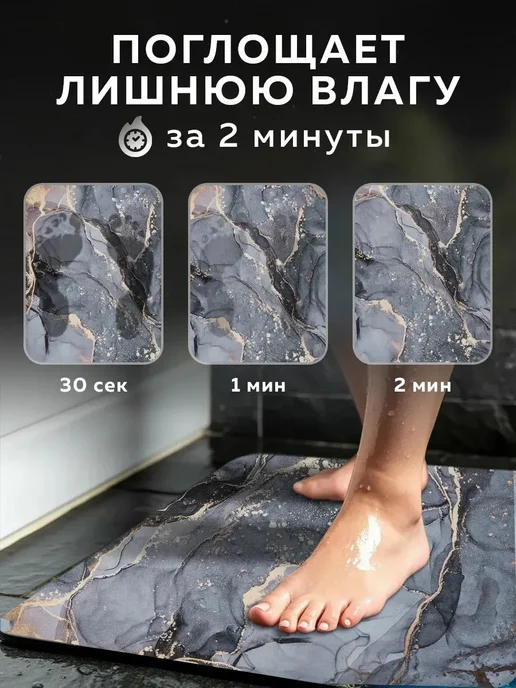 Коврик для ванной и туалета 40x60, 40x60, фото 6