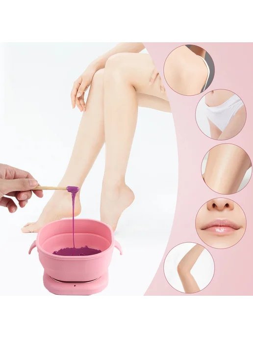 Термопар для воска электрический, Pink, для мужчин и женщин, розовый, фото 5