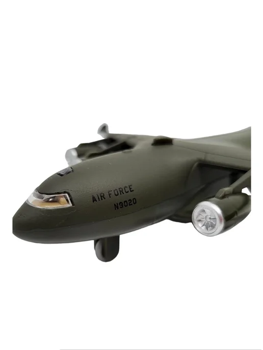 Самолет Die-Cast C-17 Loadmasters, зеленый, фото 5