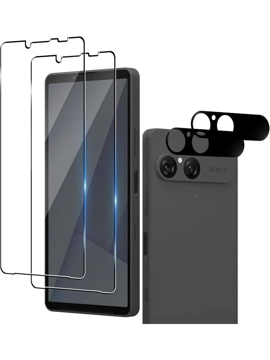 Защитное стекло для Sony Xperia 10 VII, 9H, с защитой камеры