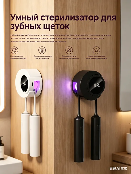 LUM AUS Ультрафиолетовый стерилизатор дезинфектор сухожар, белый