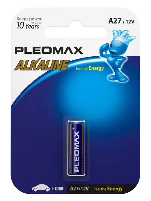 PLEOMAX Батарейки 27A алкалиновые щелочные 1 штука, вариант