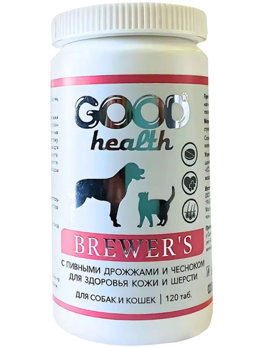 Мультивит комплекс Good Health для собак и кошек с пивными д…