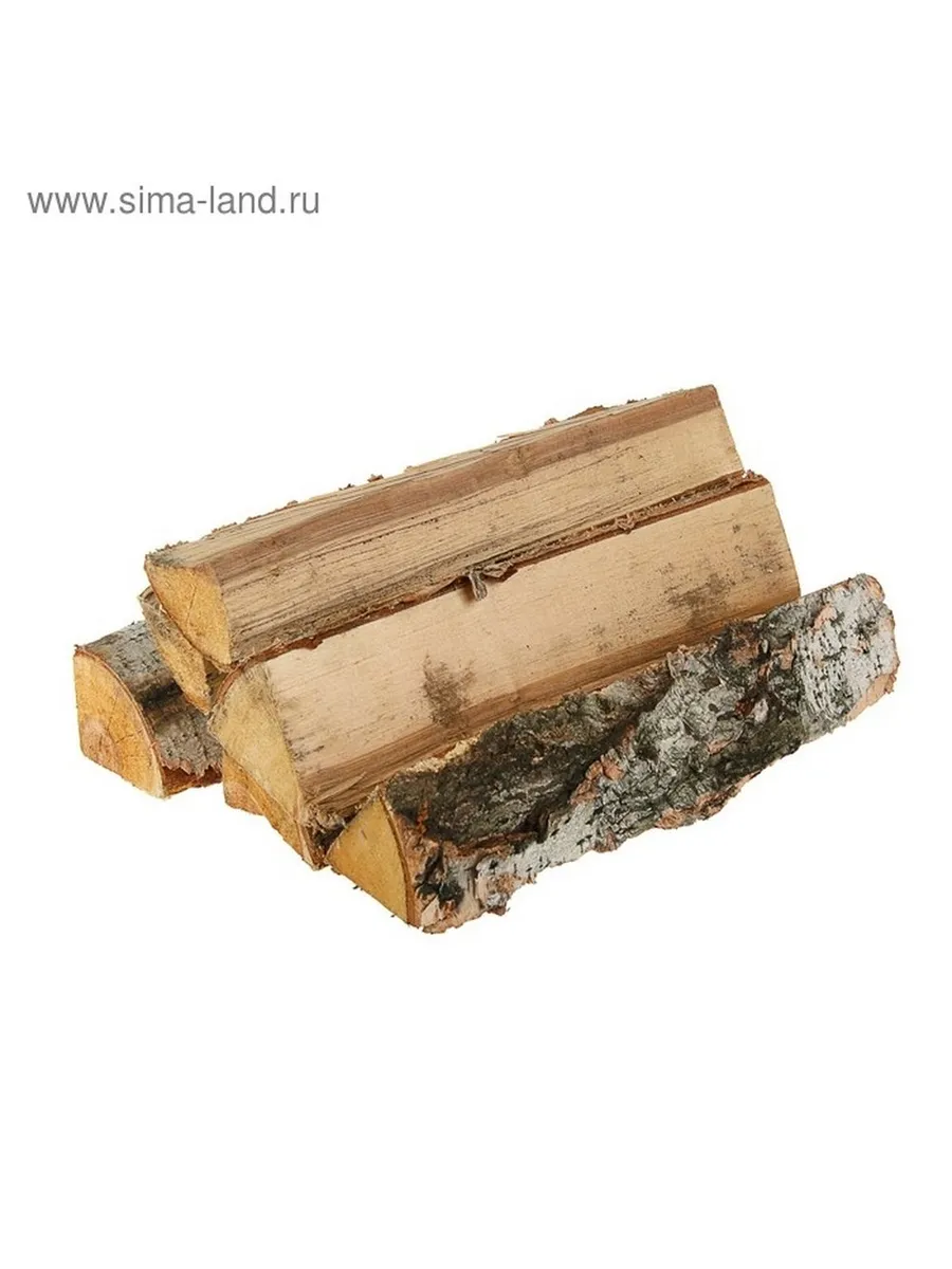 Колотые берёзовые дрова в сетке, 40 см, 5 кг