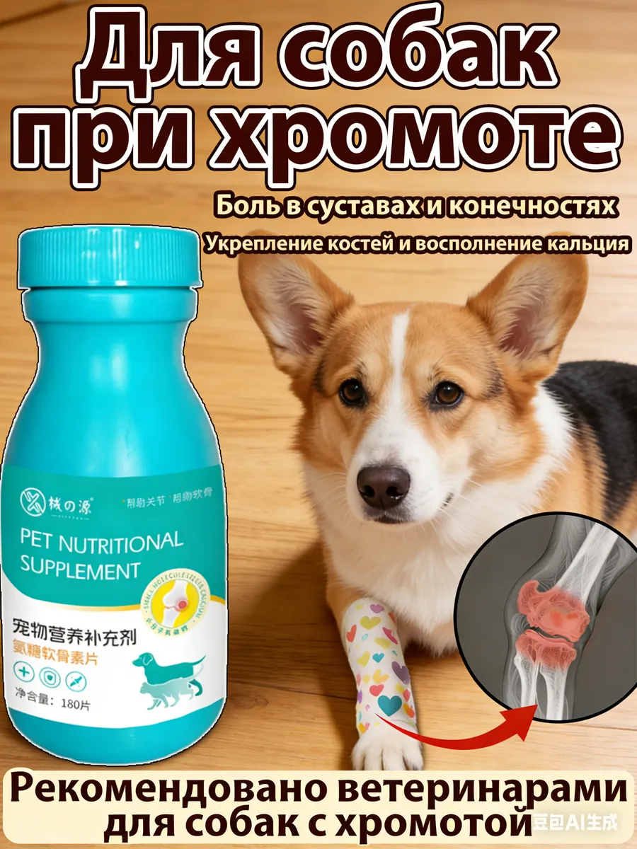 Для суставов собак и кошек комплекс Фитомины Форте