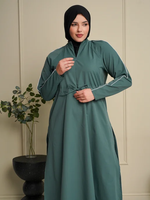 Roza Hijab Буркини купальник мусульманский, зеленый, фото 3
