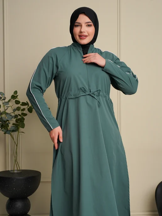 Roza Hijab Буркини купальник мусульманский, зеленый, фото 6