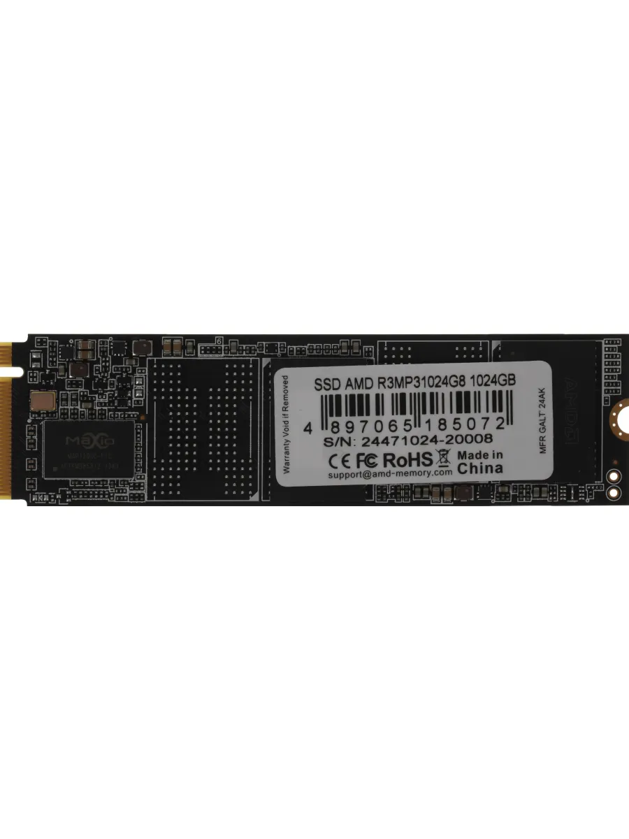 AMD Накопитель SSD PCIe 3.0 x4 1TB R3MP31024G8 Radeon M.2 2280