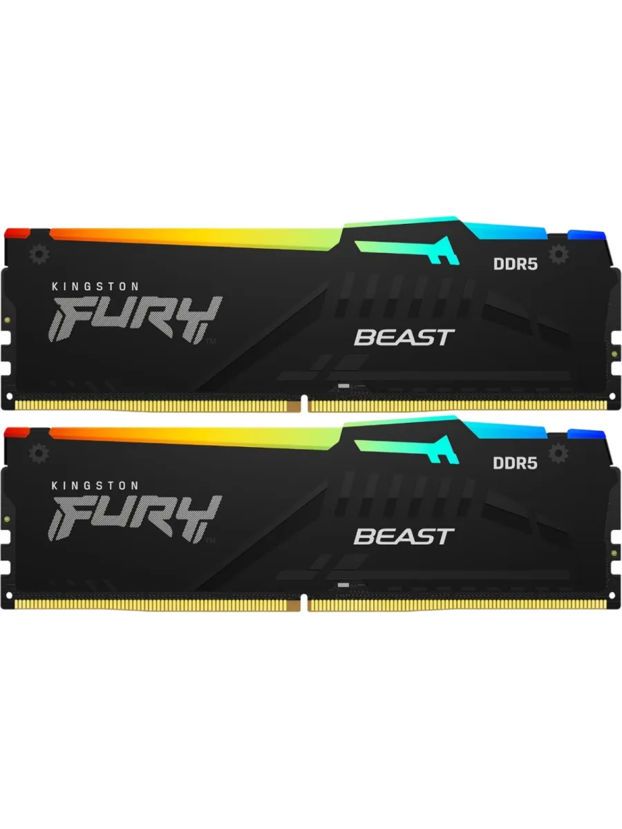 Kingston Память DDR5 2x32GB 6000MHz KF560C36BBE2AK2-64 Fury Beast Bla