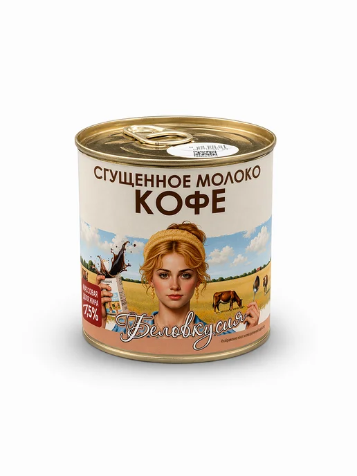 Беловкусия Молоко сгущенное с КОФЕ 7,5% ГОСТ 370 г, 370 г, фото 6