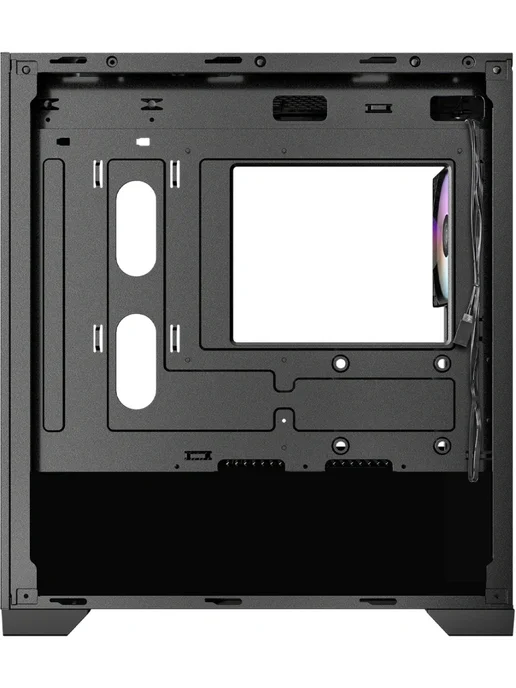 Azza Корпус для ПК AEROHEX черный без БП ATX 6x120mm 2x140mm 1xUS…, черный, фото 5