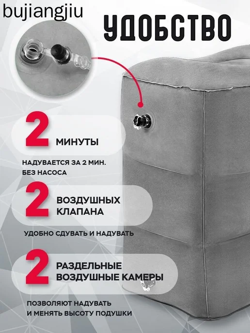 Детская надувная подушка для путешествий, вариант, фото 2