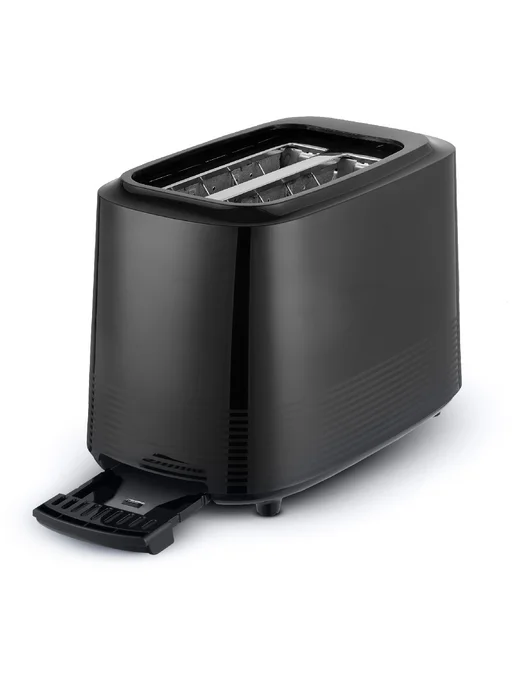 Centek Тостер для хлеба с поддоном для крошек CT-1433 Black, черный, фото 4