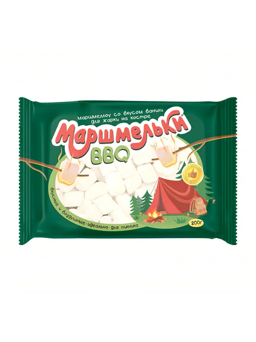 Меренга Маршмеллоу со вкусом ванили "Маршмельки" 200гр, 200 г, фото 2