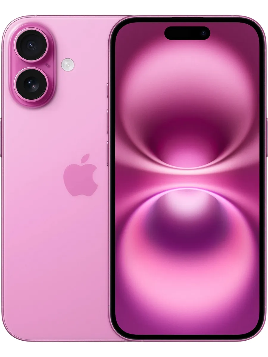 Смартфон iPhone 16 128GB Pink, 6.1”, OLED, без ПО Apple 972572903 купить в интернет‑магазине Wildberries
