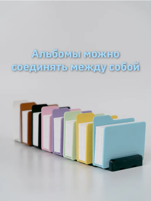 ISMO Альбом-папка для Instax Mini "SnapDock" Mint OS, зеленый, фото 4
