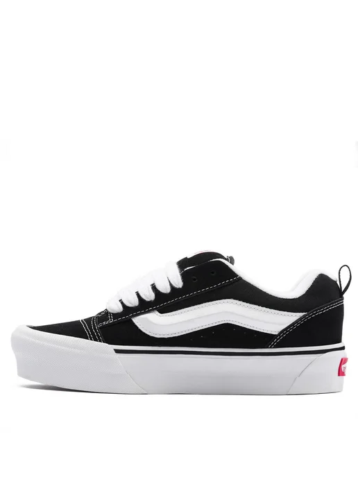 Vans Кеды Knu School повседневные дутые на толстой подошве, черный, фото 6