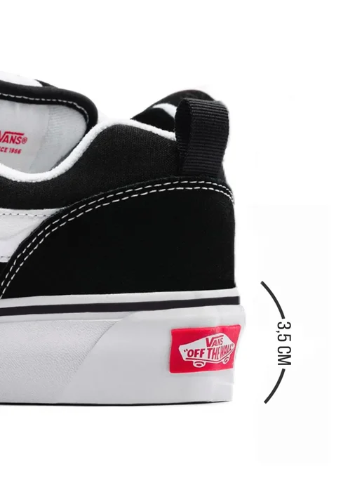 Vans Кеды Knu School повседневные дутые на толстой подошве, черный, фото 8