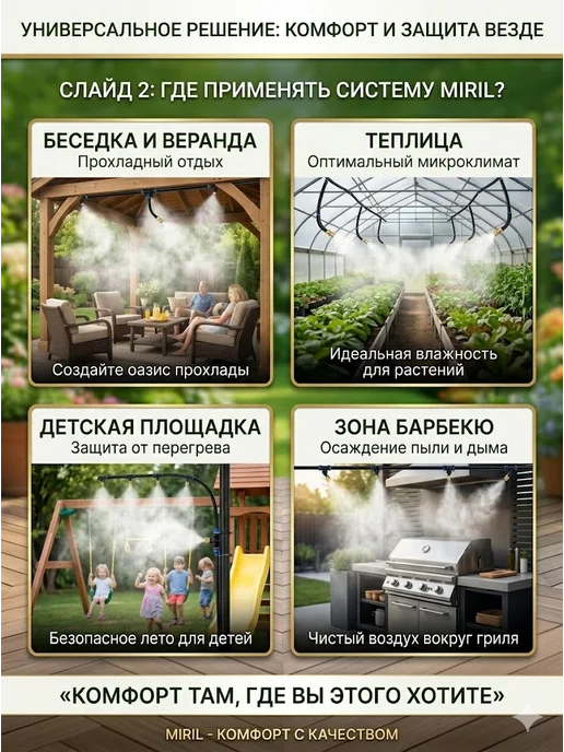 Miril шланг туман 10м, 10 м, фото 6