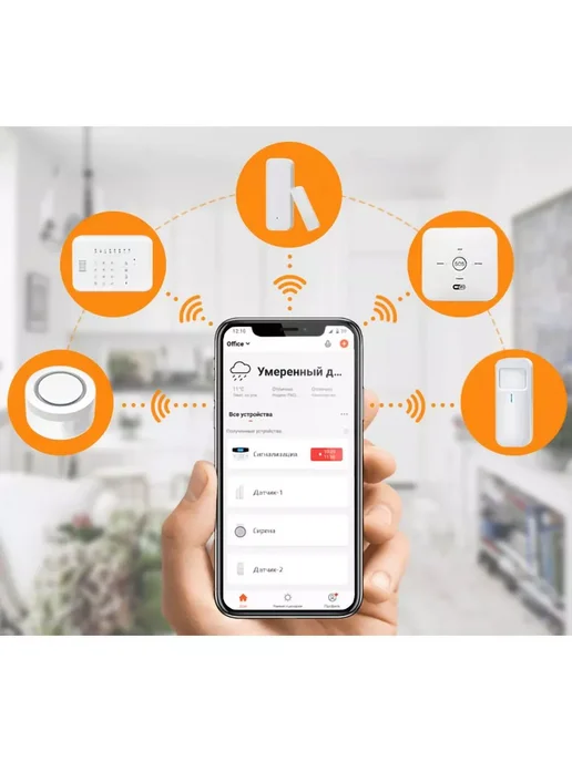 CARCAM Cвето-звуковой оповещатель Tuya Wi-Fi Strobe Siren 106WT, вариант, фото 6