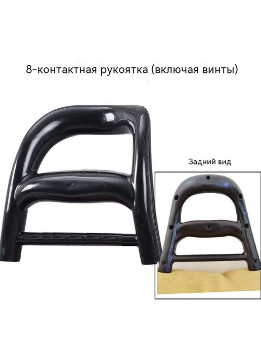 Портативная складная сумка-тележка, черная, черный, фото 2
