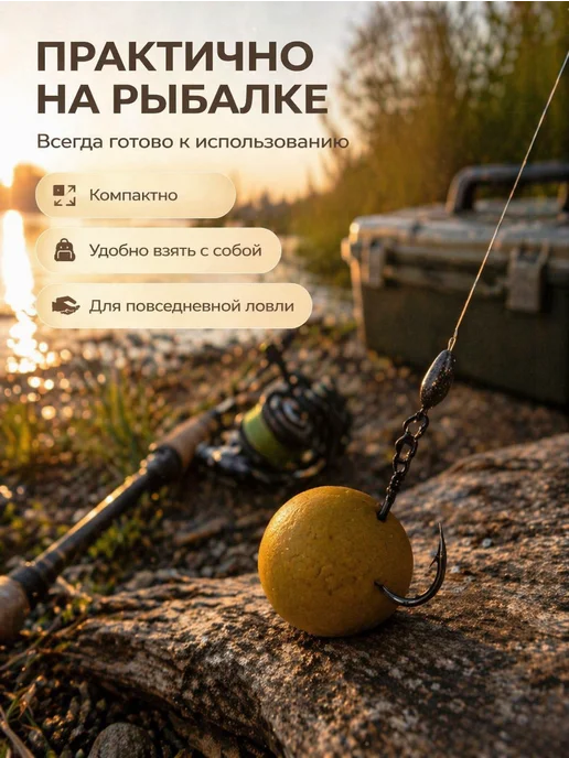 Family Joys Home Протеиновое тесто для рыбалки №1, 100 г, Фруктовый микс, 100 г, фото 5