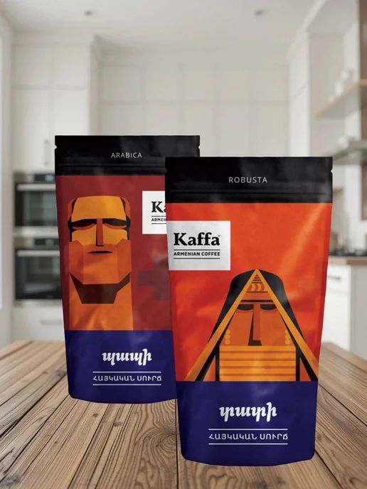 Kaffa Армянский премиальный кофе «Тати» 100% Робуста, 100 гр, 5 шт, 100 г, 5 шт, фото 3